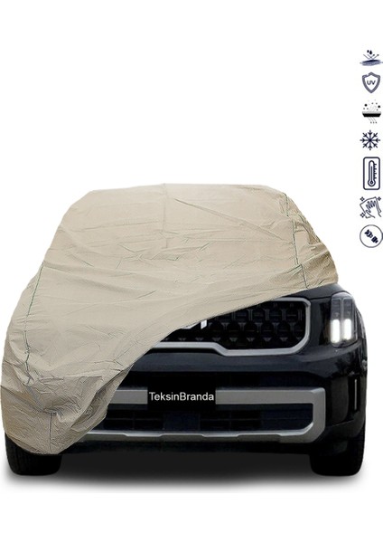 Kia Telluride Araba Brandası Su Geçirmez Branda Miflonlu Premıum Oto Branda