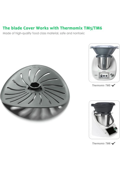 Thermomix TM5/TM6/TM31 Yedek Bıçak Koruyucu Kapak Gıda Sınıfı Koruyucu Pişirme Makinesi Kapağı Için 2 Adet (Yurt Dışından) fırsatları