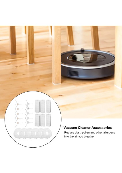 22 Adet Narwal T10 Süpürme Robotu Aksesuarları Için Uygun Yan Fırça Filtre Ekran Bez Paspas Bezi (Yurt Dışından) modelleri