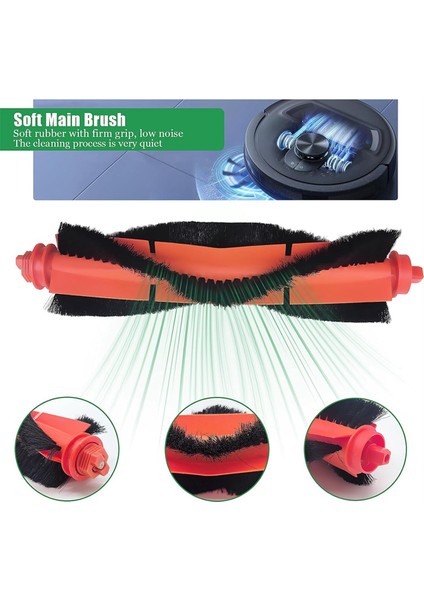 Lubluelu L20 Honitur V8 Pro Robot Süpürge Ana Yan Fırça Hepa Filtre Paspas Bezi Aksesuarları (Yurt Dışından) fırsatları