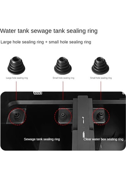 Ecovacs Deebot X1 T10 T20 N9+ Serisi Vakumlar Için 1 Set Baz Istasyonu Temiz ve Kanalizasyon Su Tankı Kauçuk Tapa Sızdırmazlık Halkası (Yurt Dışından) indirimleri