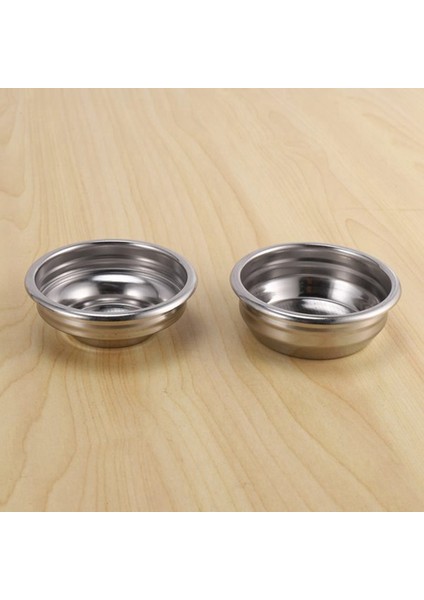 Tek ve Çift Bardak Filtre Sepeti ile 58 mm Dipsiz Paslanmaz Çelik Profesyonel Espresso Kahve Portafilter (Yurt Dışından)