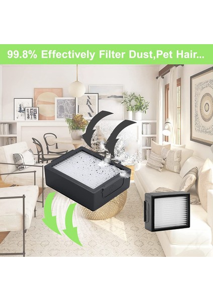 12 Adet Kauçuk Fırçalar Hepa Filtreler Yan Fırça Paspas Bezi Irobot Roomba Combo J7 + Robotik Elektrikli Süpürge Parçaları (Yurt Dışından)