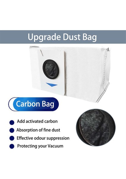 Ecovacs Deebot T20 Omni Robot Vakum Aksesuarları Ana Yan Fırça Hepa Filtreler Toz Torbaları Paspas Pedleri Yedek Parçalar (Yurt Dışından) fırsatları
