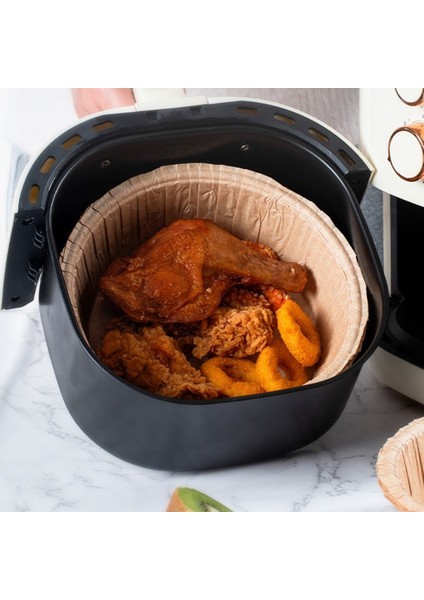 20 Adet Hava Fritöz Parşömen Kağıt Gömlekleri Yapışmaz Tek Kullanımlık Hava Fritöz Gömlekleri Sepeti Deliksiz Yuvarlak Pişirme Mat A (Yurt Dışından) indirimleri