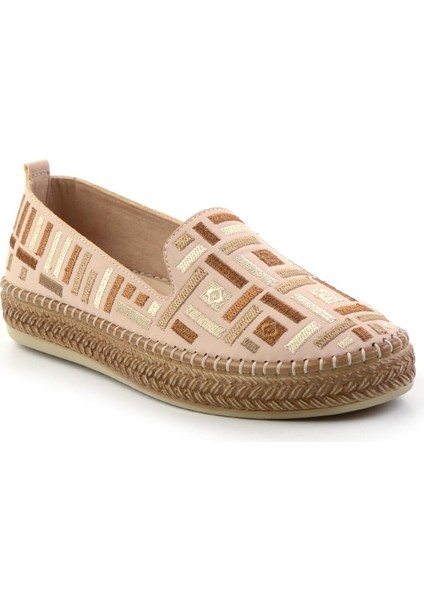 Bej Bej Çok Renkli Kumaş Kadın Espadril K01309600504 modelleri