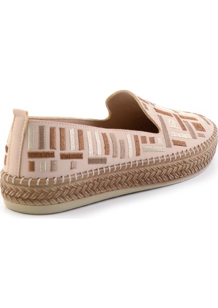 Bej Bej Çok Renkli Kumaş Kadın Espadril K01309600504 fırsatları