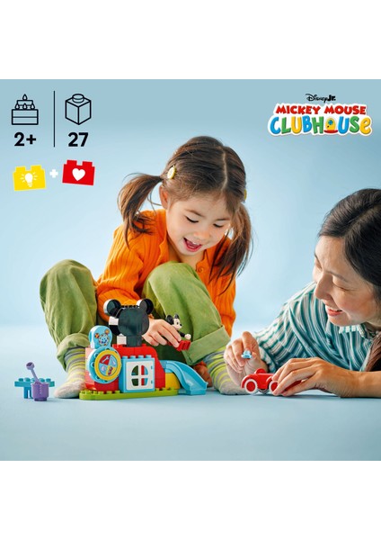® DUPLO® │ Disney Mickey Fare’nin Kulüp Evi ve Arabası 10454 - 2+ Çocuklar için Eğitici Oyuncak Yapım Seti (27 Parça) fiyatları