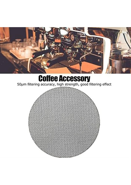 1pc 51MM Puck Ekran / Espresso Portafilter Alt Duş Ekranı / Kontakt Ekran - Paslanmaz Çelik (Yurt Dışından) indirimleri