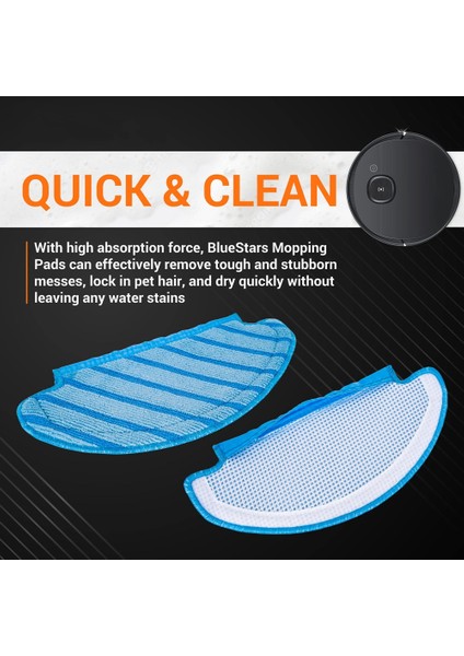 Ecovacs Deebot T8 +/t9 +/n8 +/n8 Por +/N10 Plus Robot Vakum Ana Yan Fırça Filtresi Paspas Toz Torbası Için 16 Adet Yedek Parçalar (Yurt Dışından)