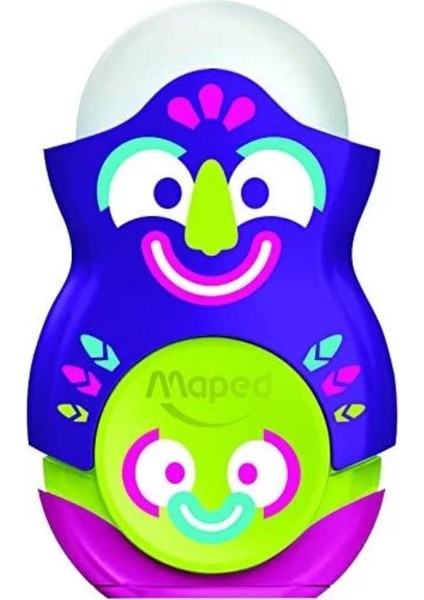 Loopy Fancy Tek Bıçaklı Silgili Kalemtıraş (049131) 3 Adet fiyatları