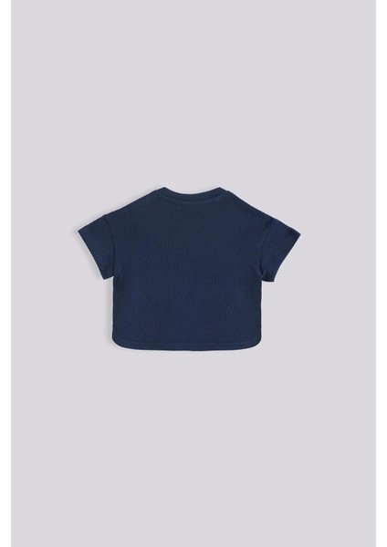 Bg Store Erkek Bebek Lacivert Şort ve Tshirt Takımı