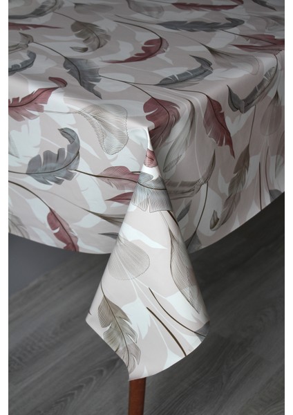 Elyaf Silinebilir Pvc Muşamba Masa Örtüsü 1254-2 Tüyyaprak fiyatları