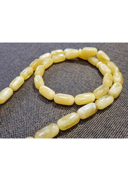 Beyrut Damla Alpaka Püskül Kapsül Kesim 7X11,5mm Tesbih