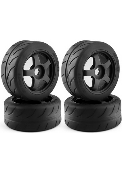 4 Adet 5-Kollu 100X42MM Lastik Lastik 17MM Tekerlek Altıgen Arrma 1/7,1 (Yurt Dışından)