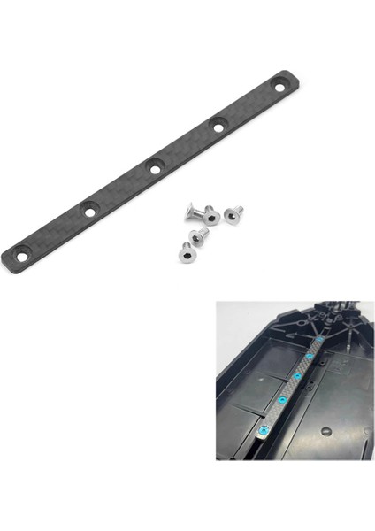 TT02 Tt-02 1/10 Rc Araba Parçaları Için Şasi Güçlendirme Plakası (Yurt Dışından) modelleri