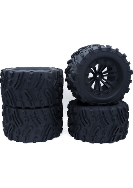 4 Adet 125MM 1.9 Beadlock Jant Lastik Seti 1/10 Rc Paletli Araba Için (Yurt Dışından)