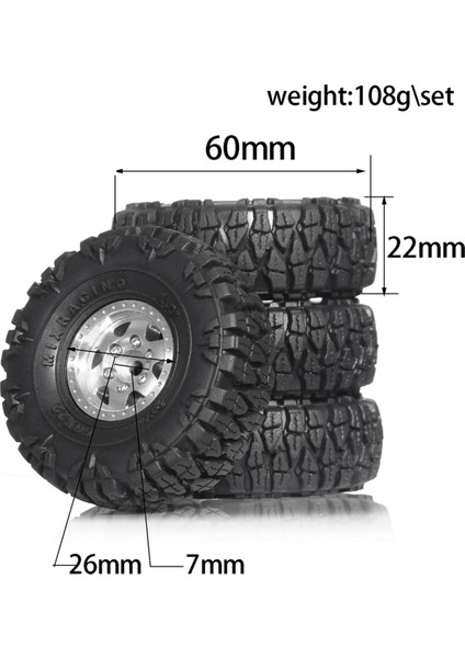 Metal Beadlock Tekerlek Lastiği Seti 118 124 Rc Paletli Araba Siyah (Yurt Dışından) indirimleri