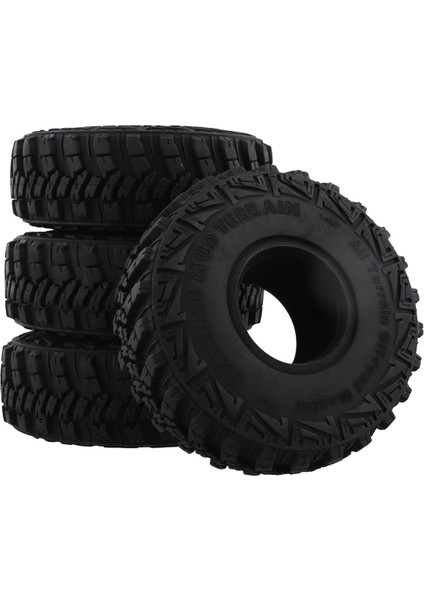 1/10 Rc Paletli Araba Için 4 Adet Yumuşak Kauçuk Lastik - 4 Eksenel SCX10 90046 (Yurt Dışından)