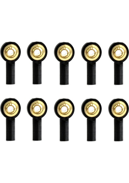 10 Adet Metal M2 Bağlantı Çubuğu Ucu Rc Araba Tekne Yükseltme Parçaları, Siyah (Yurt Dışından)