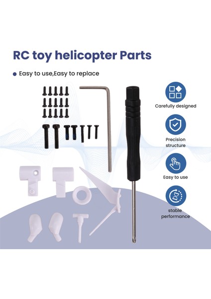 Rc Oyuncak Helikopter Yükseltme C138 Tornavida Aksesuarları (Yurt Dışından)