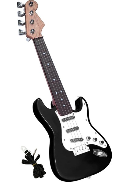 Çocuklar Için Gitar Oyuncağı 4 Telli Elektrik Gitar Müzik Aletleri A (Yurt Dışından)