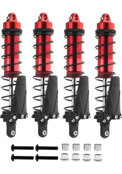 110 Rc Tırmanıcı Için 4 Adet Metal 120MM Amortisör Yağ Damperi Kırmızı (Yurt Dışından) indirimleri
