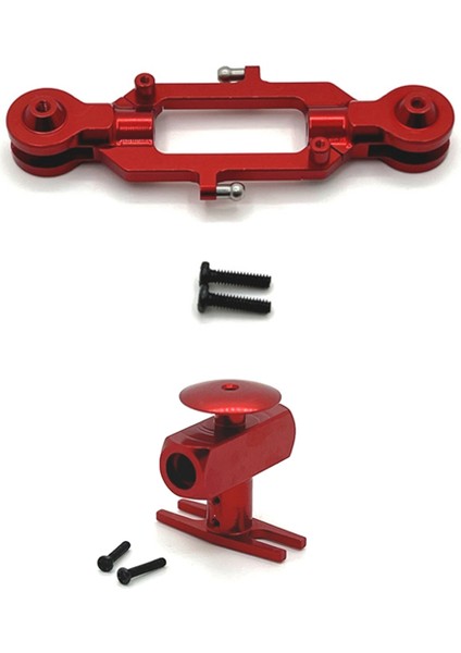 Wltoys Rc Helikopterleri Için Bıçak Kelepçesi Rotor Kelepçesi Kiti K200 Kırmızı (Yurt Dışından)