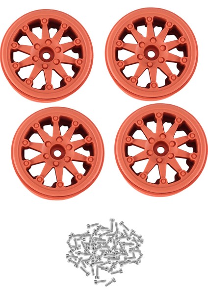 4 Adet Beadlock 2.2 Tekerlek Göbeği Jant 1/10 Rc Paletli Eksenel, 2 (Yurt Dışından)