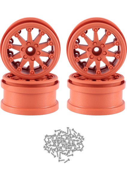 4 Adet Beadlock 2.2 Tekerlek Göbeği Jant 1/10 Rc Paletli Eksenel, 2 (Yurt Dışından)