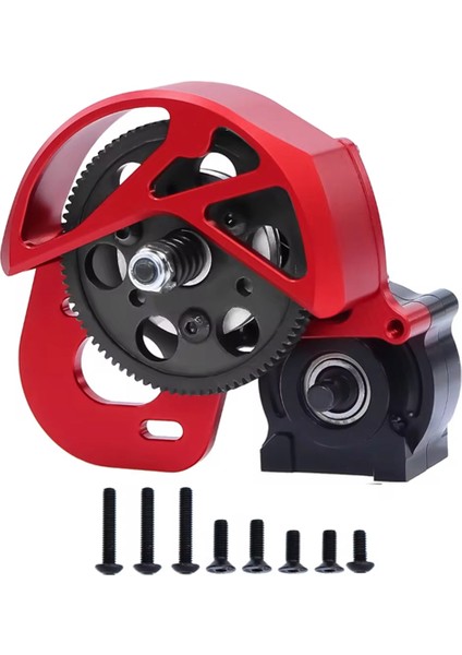 Şanzıman Şanzıman Kutusu 110 SCX10 I Iı AX10 SMT10 Rc Araba Kırmızı (Yurt Dışından)