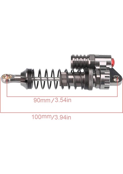 110 Rc Paletli Eksenel Scx1 Için 4 Adet 100MM Amortisör Yatak Seti (Yurt Dışından)
