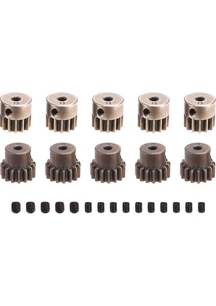 10 Adet Pinyon Dişlisi 32P 5mm 13T 15T Çelik (Yurt Dışından)