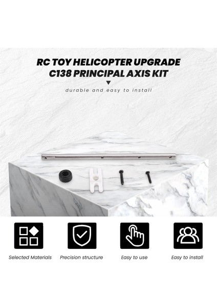 C138 Rc Era C138 Bell 206 133 Rc Oyuncak Parçaları Için Ana Eksen Kiti (Yurt Dışından) indirimleri