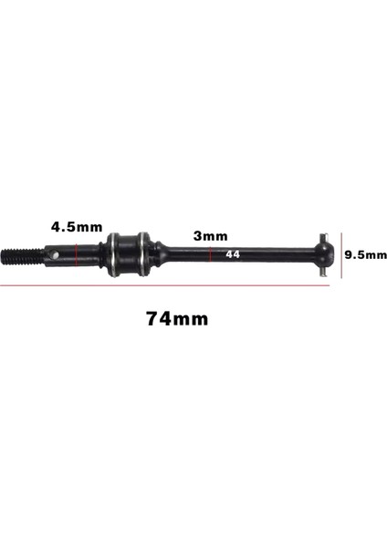 Tamiya TT02 TB-05TRF420 Için 1 Çift Cvd Rc Araba Kardan Tahrik Mili (Yurt Dışından) fırsatları