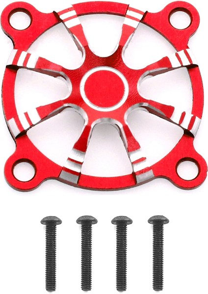 30X30MM Alüminyum Alaşımlı Soğutma Fanı Kapağı Rc Motor Kırmızı (Yurt Dışından)