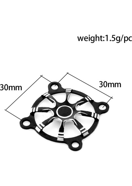 30X30MM Alüminyum Alaşımlı Soğutma Fanı Kapağı Rc Motor Kırmızı (Yurt Dışından) modelleri
