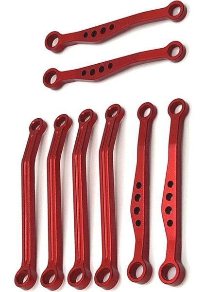 Wpl 116 C64 Rc Araba Yükseltme Parçaları Kırmızı Için Ön ve Arka Sabit Çubuk Takımı (Yurt Dışından) fiyatları