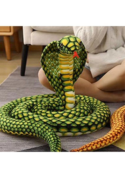 Simülasyon Bebek Kobra Peluş Oyuncak Uzun Piton Bebek Bez Bebek 170CM (Yurt Dışından)