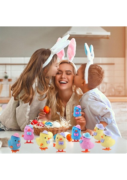 4 Paket Paskalya Zıplayan Kurmalı Peluş Oyuncaklar Küçük Çocuklar Için Horoz (Yurt Dışından) indirimleri