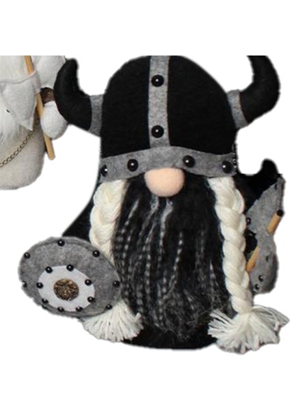 3 Adet Cadılar Bayramı Viking Savaşçısı Cüce Bebek Sonbahar Çiftlik Evi Peluş Dekor (Yurt Dışından)