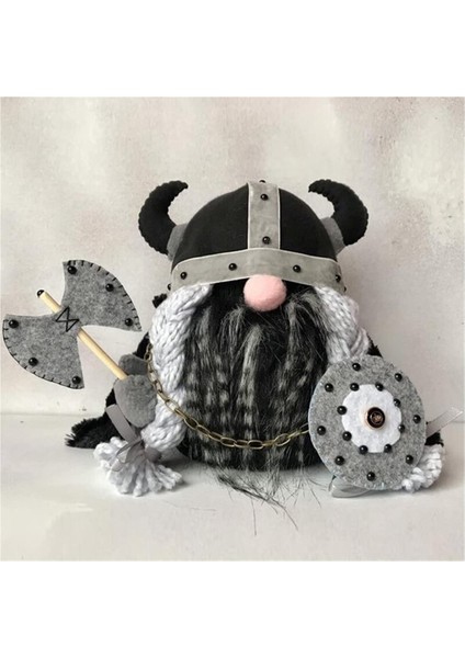 3 Adet Cadılar Bayramı Viking Savaşçısı Cüce Bebek Sonbahar Çiftlik Evi Peluş Dekor (Yurt Dışından)