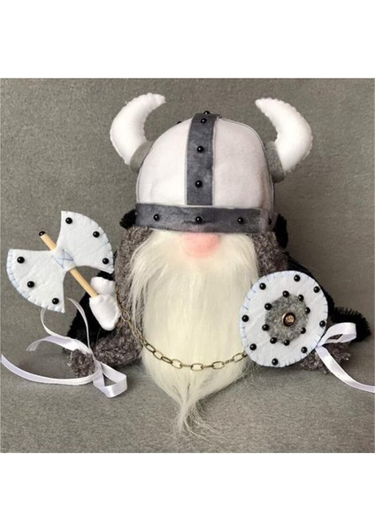 3 Adet Cadılar Bayramı Viking Savaşçısı Cüce Bebek Sonbahar Çiftlik Evi Peluş Dekor (Yurt Dışından)