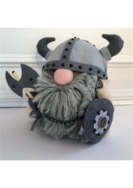 3 Adet Cadılar Bayramı Viking Savaşçısı Cüce Bebek Sonbahar Çiftlik Evi Peluş Dekor (Yurt Dışından)