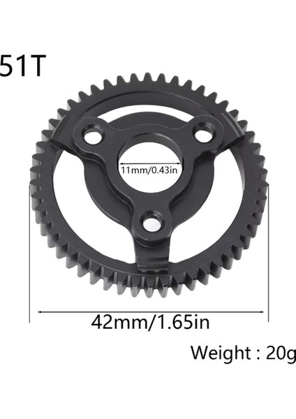 Traxxas Slash 2WD Bandit Rustler Stampede 51T Için 0.8m 32P Mahmuz Dişlisi (Yurt Dışından) indirimleri