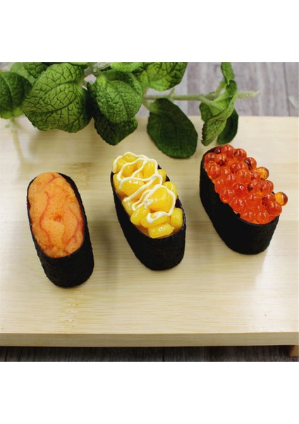 3 Adet Simülasyon Suşi Sahte Onigiri Dekorasyon Minyatür Dekorasyon (Yurt Dışından) fiyatları