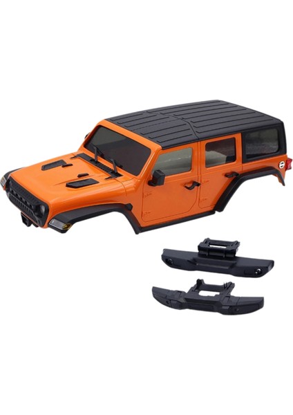 155MM Dingil Mesafesi Rc Araba Gövde Kabuğu Şasi Kiti Turuncu (Yurt Dışından)