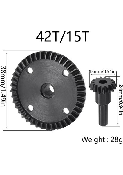 Arrma 18 Typhon 6s 42T+15T Için Ana Diferansiyel Dişlisi ve Giriş Dişlisi (Yurt Dışından) indirimleri