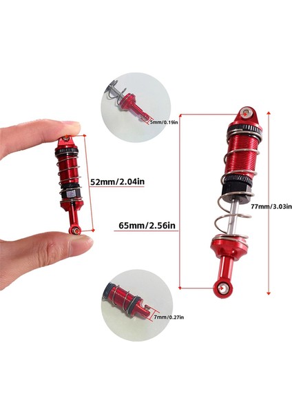 Wltoys 12427 12428 12423 Rc Araba Parçaları Için Yağ Amortisörü Sönümleyici (Yurt Dışından) modelleri