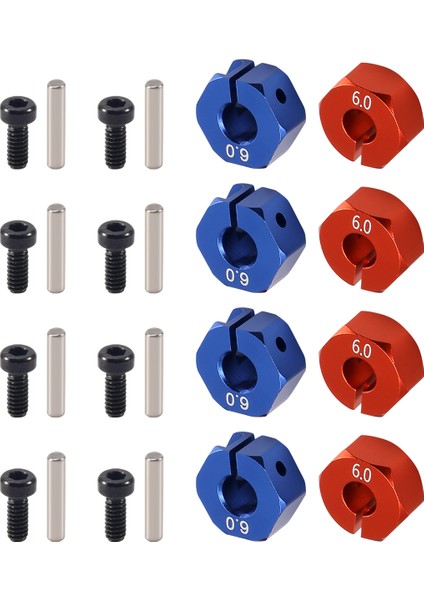 Alüminyum 6mm Kalınlık Tekerlek Altıgen 12MM Tahrik Göbeği Pimli Vidalar (Yurt Dışından) fırsatları